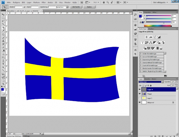 Creation of Sweden.: Step 2